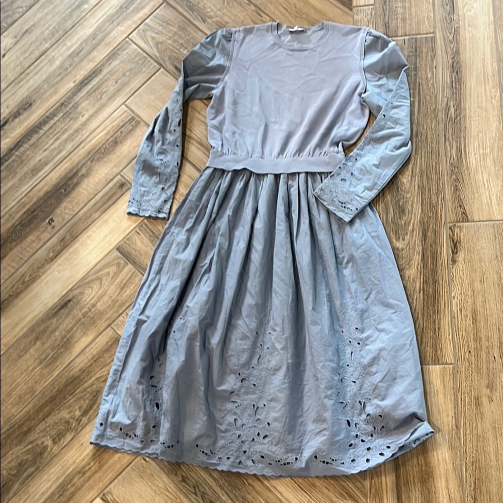 Minimal Blue Dress